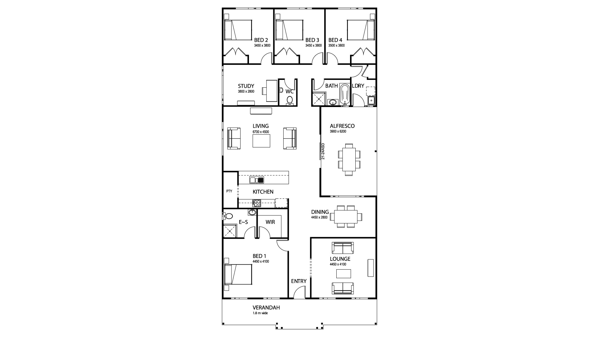 Wyndham 25 Floor Plan | Kitome Freedom Series
