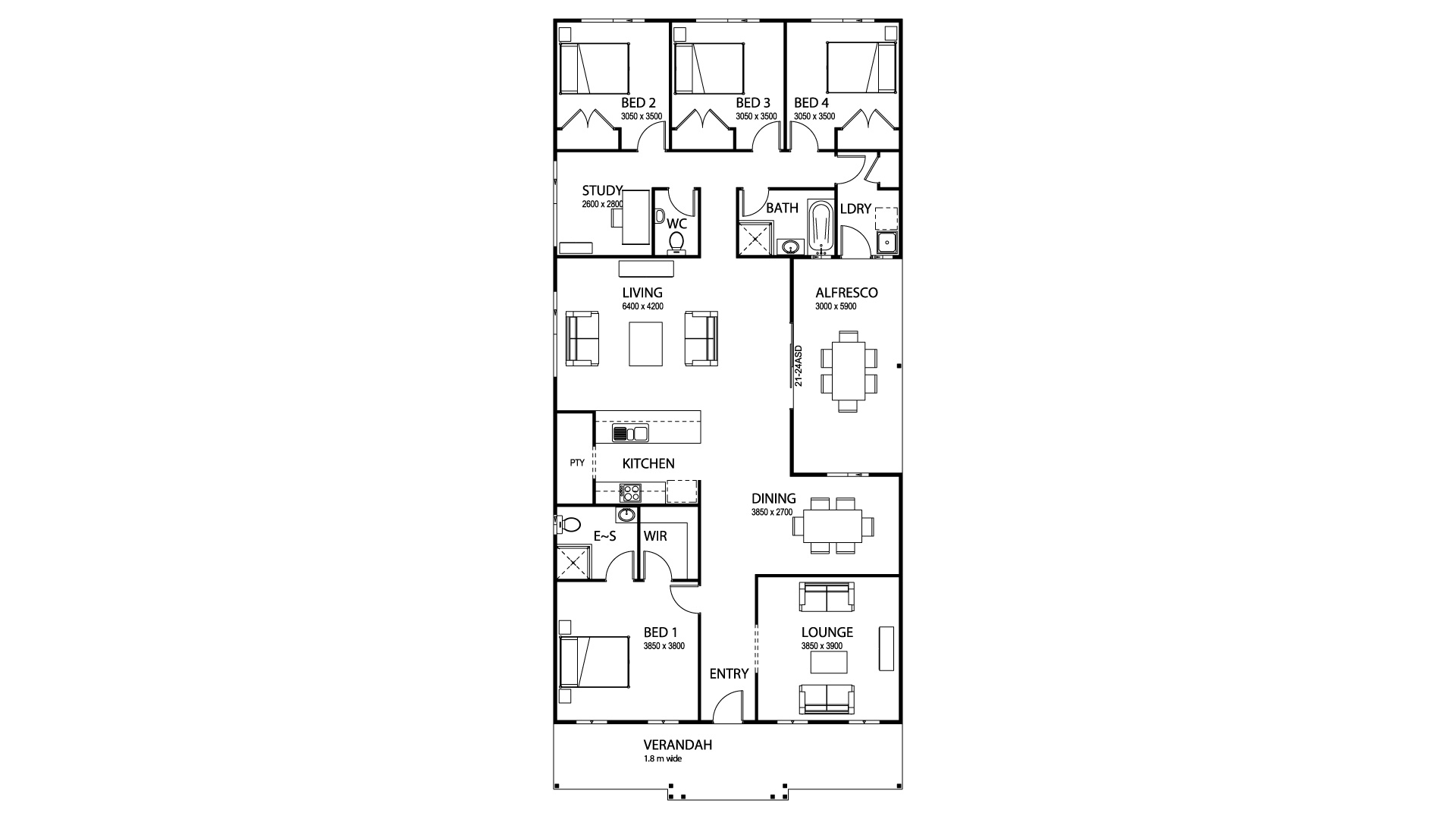 Wyndham 22 Floor Plan | Kitome Freedom Series